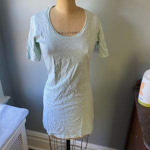 American Apparel Green Heather T Shirt Dress Med